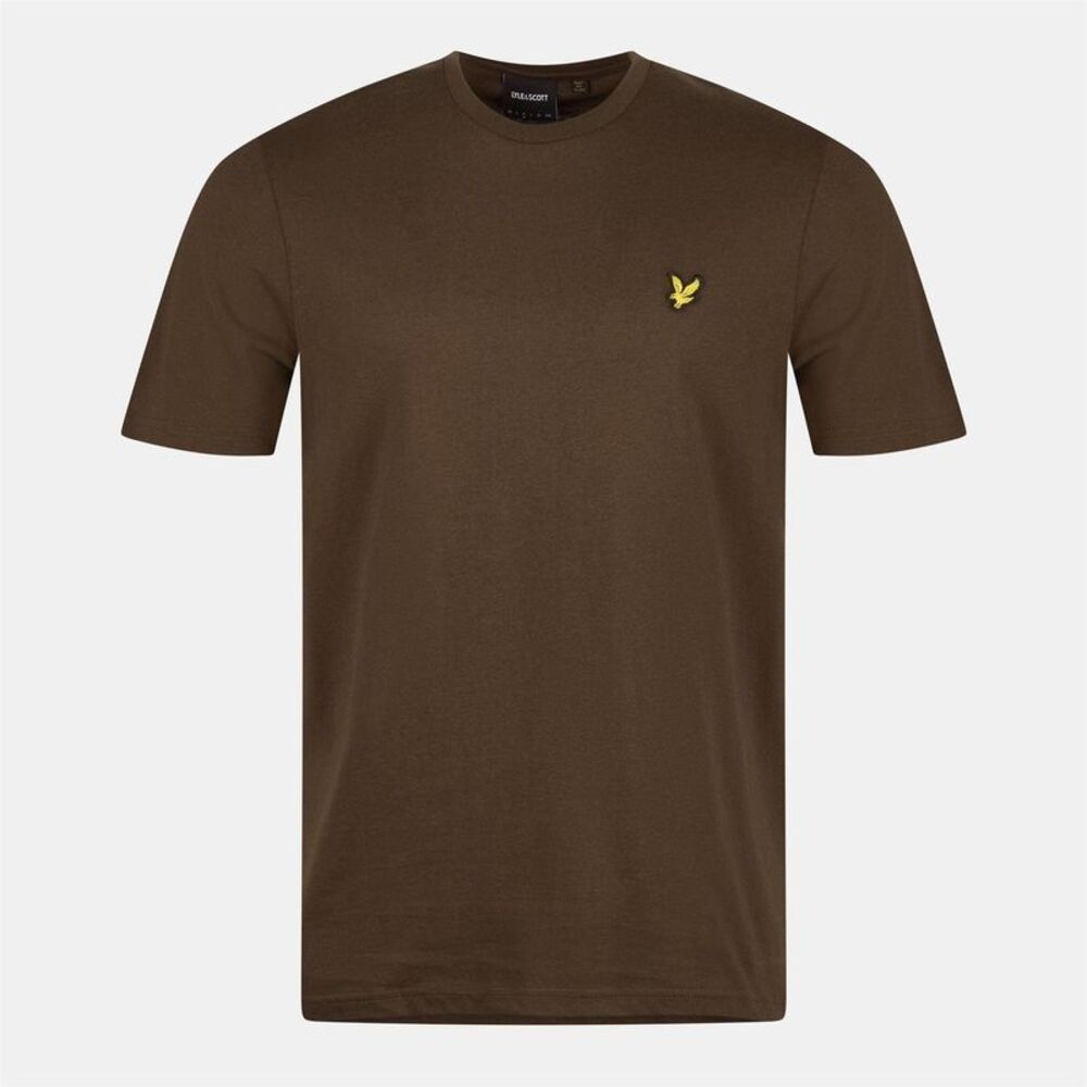 Lyle & Scott Mens Logo Cotton T-Shirt / Olive